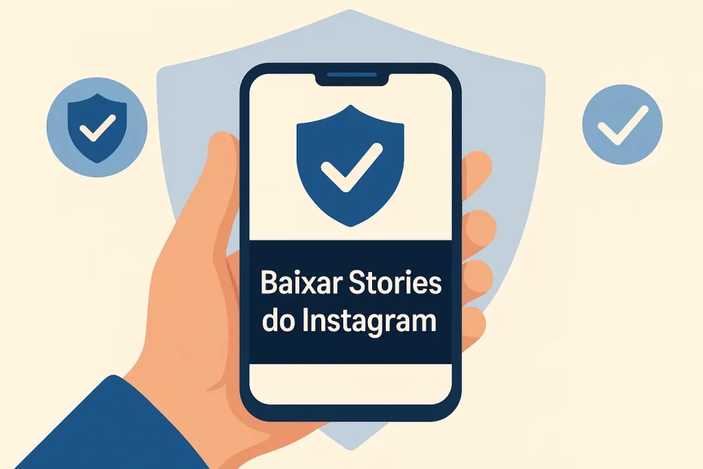 É seguro baixar stories do Instagram