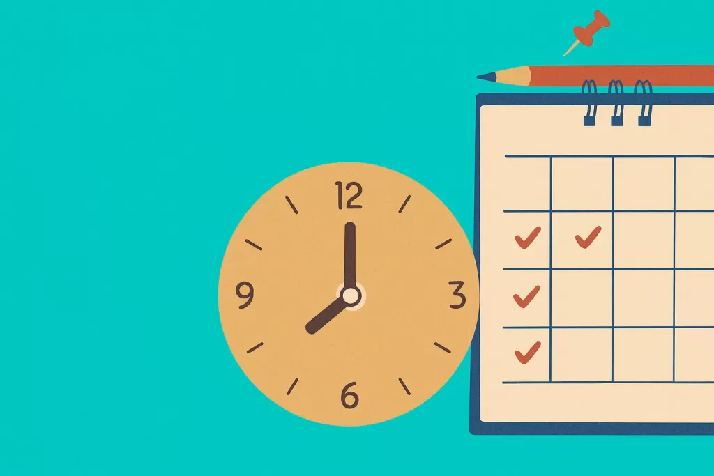 Rotina bem planejada