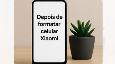 depois de formatar celular Xiaomi